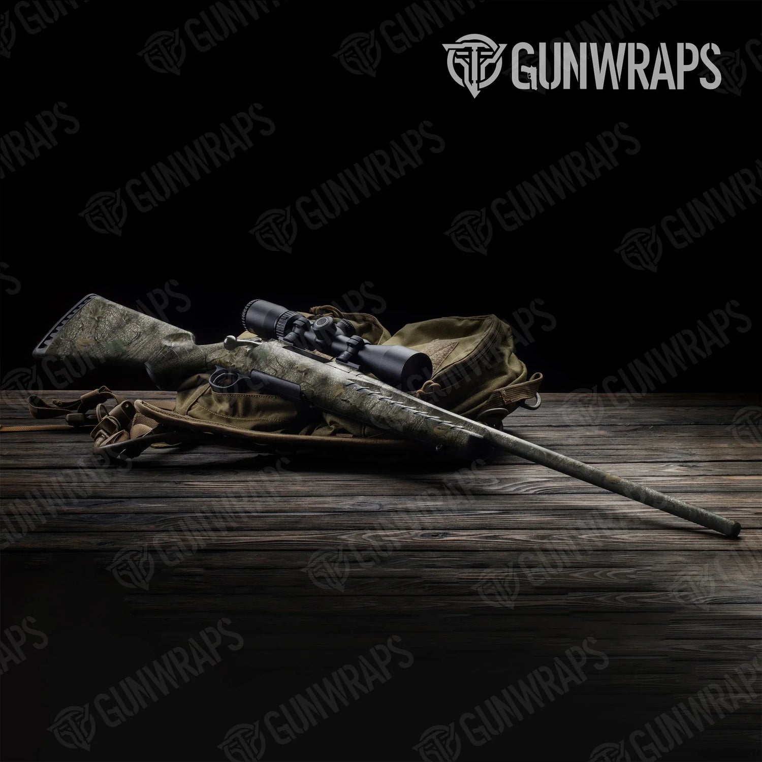 Nature Forest Rifle Gun Skin Vinyl Wraps