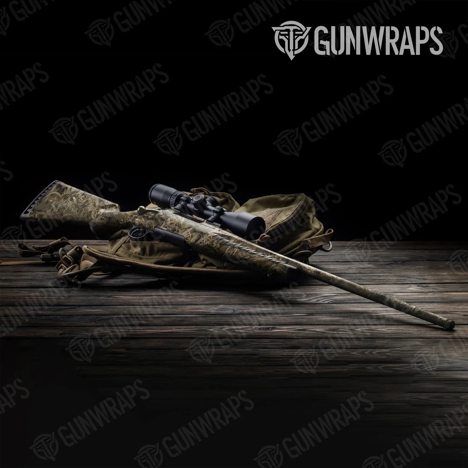 Nature Grassland Rifle Gun Skin Vinyl Wraps