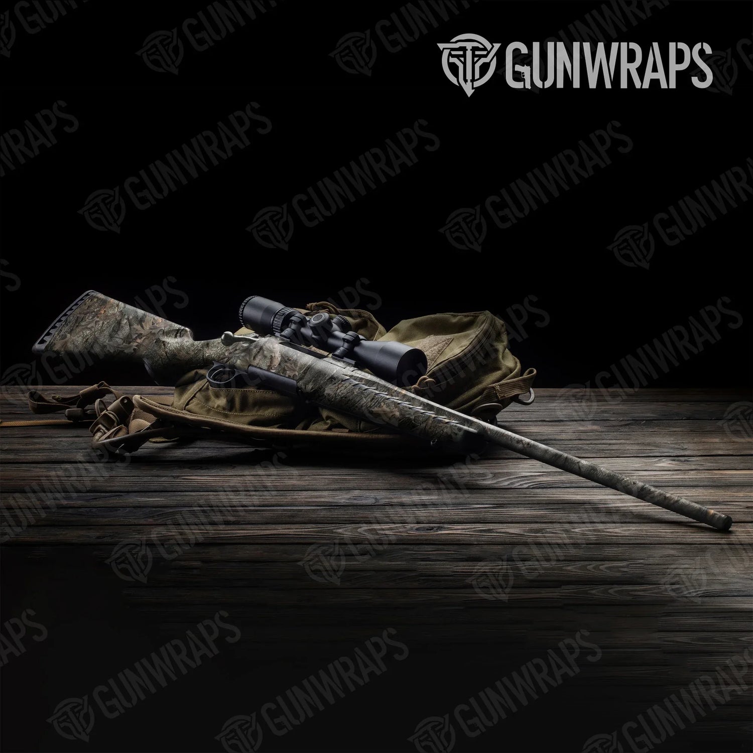 Nature Mossy Woodland Rifle Gun Skin Vinyl Wraps