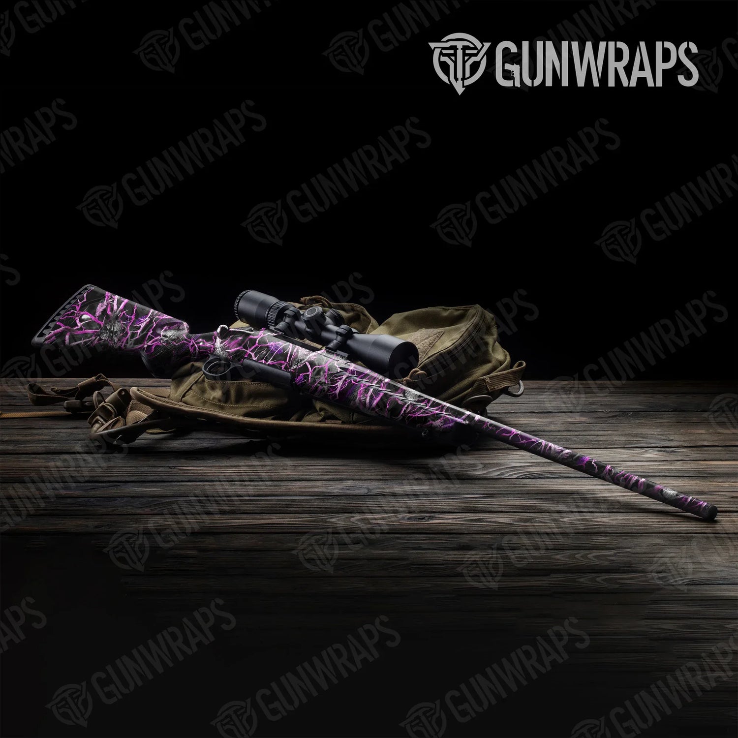 Nature Pink Voodoo Rifle Gun Skin Vinyl Wraps