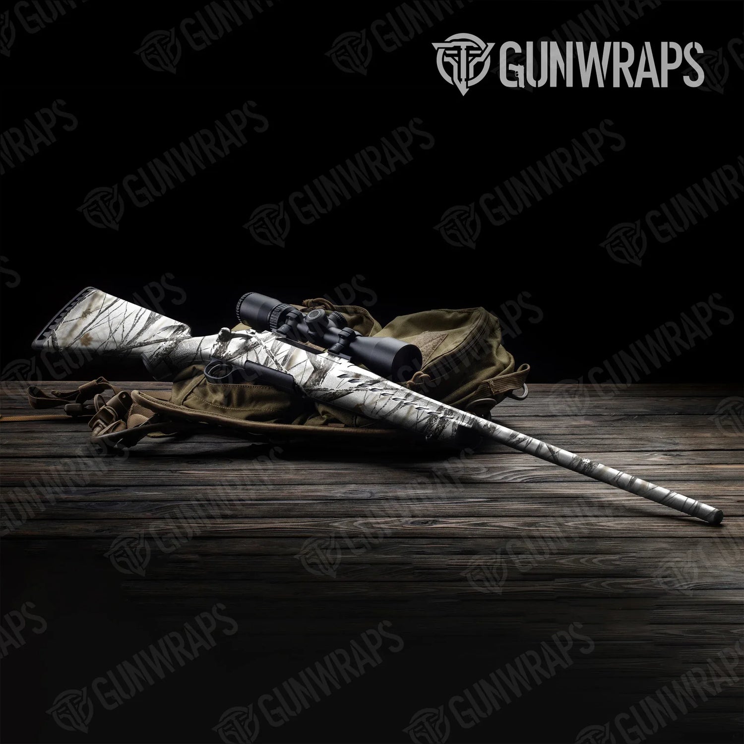 Nature Snowstorm Rifle Gun Skin Vinyl Wraps