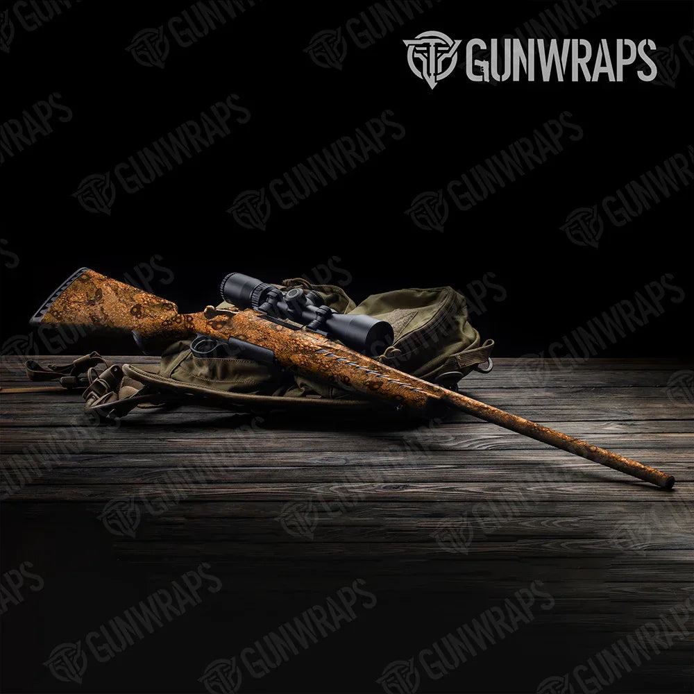 Toadaflage Orange Rifle Gun Skin Vinyl Wraps