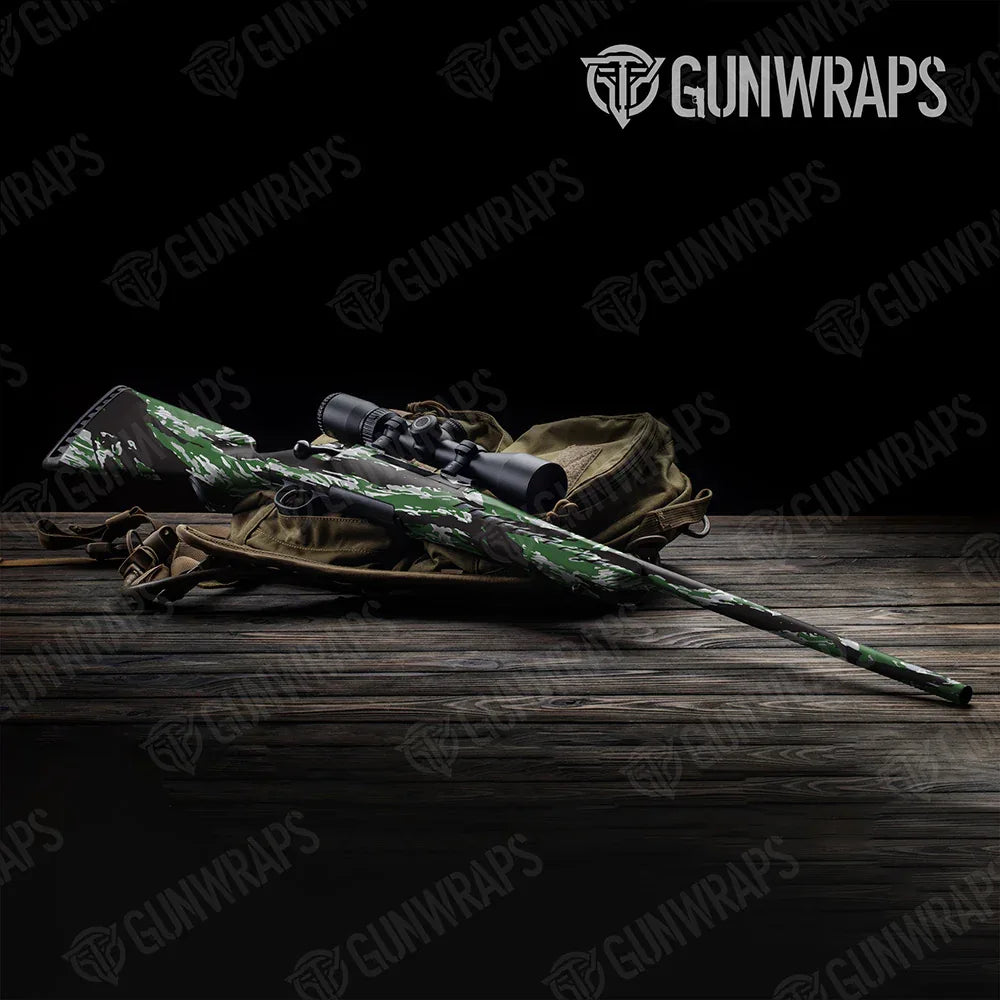 Vietnam Tiger Stripe Green Tiger Rifle Gun Skin Vinyl Wraps