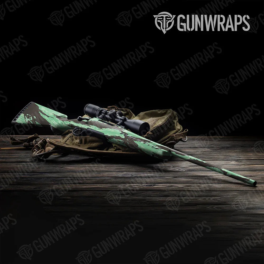 Vietnam Tiger Stripe Mint Chocolate Chip Rifle Gun Skin Vinyl Wraps