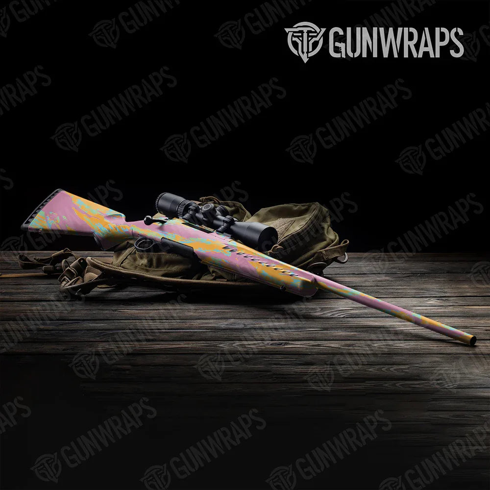 Vietnam Tiger Stripe Sherbert Rifle Gun Skin Vinyl Wraps