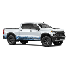 Classic Cool Blue Rocker Panel Wraps