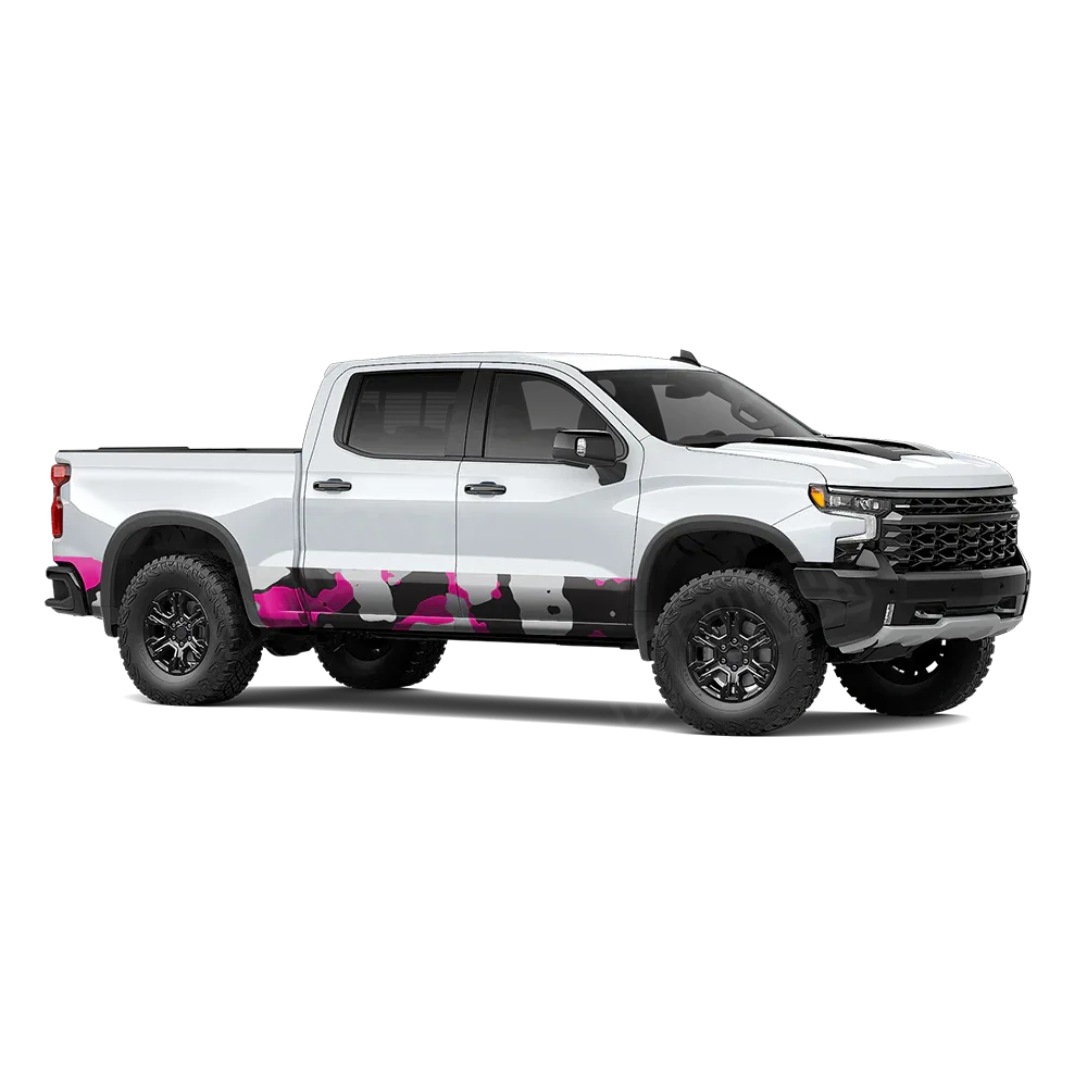 Cumulus Magenta Tiger Rocker Panel Wraps