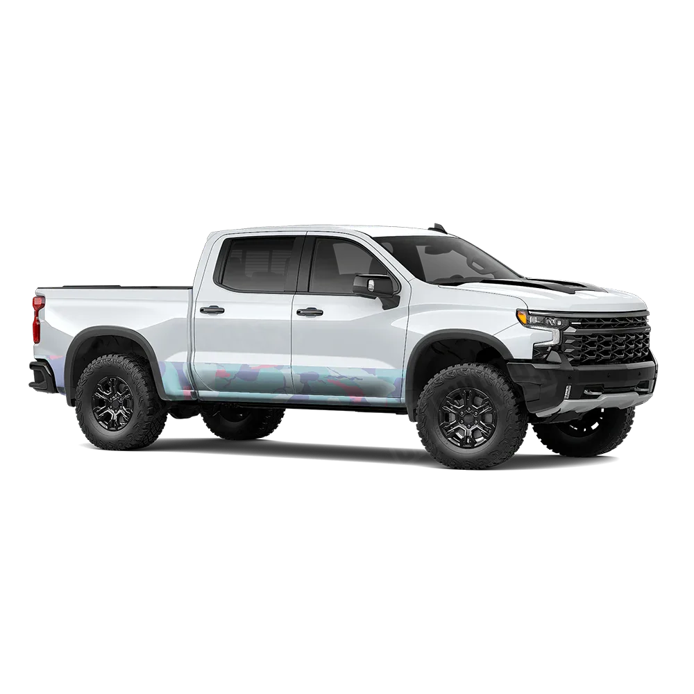 Ragged Cotton Candy Rocker Panel Wraps