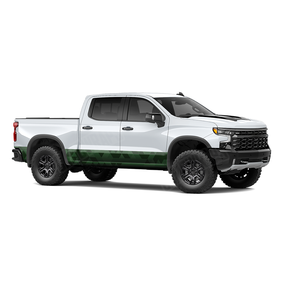Triangle Elite Green Rocker Panel Wraps