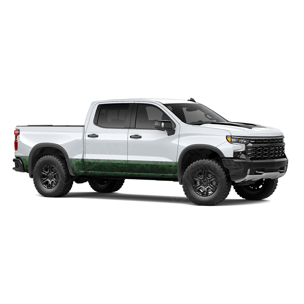 Triangle Elite Green Rocker Panel Wraps