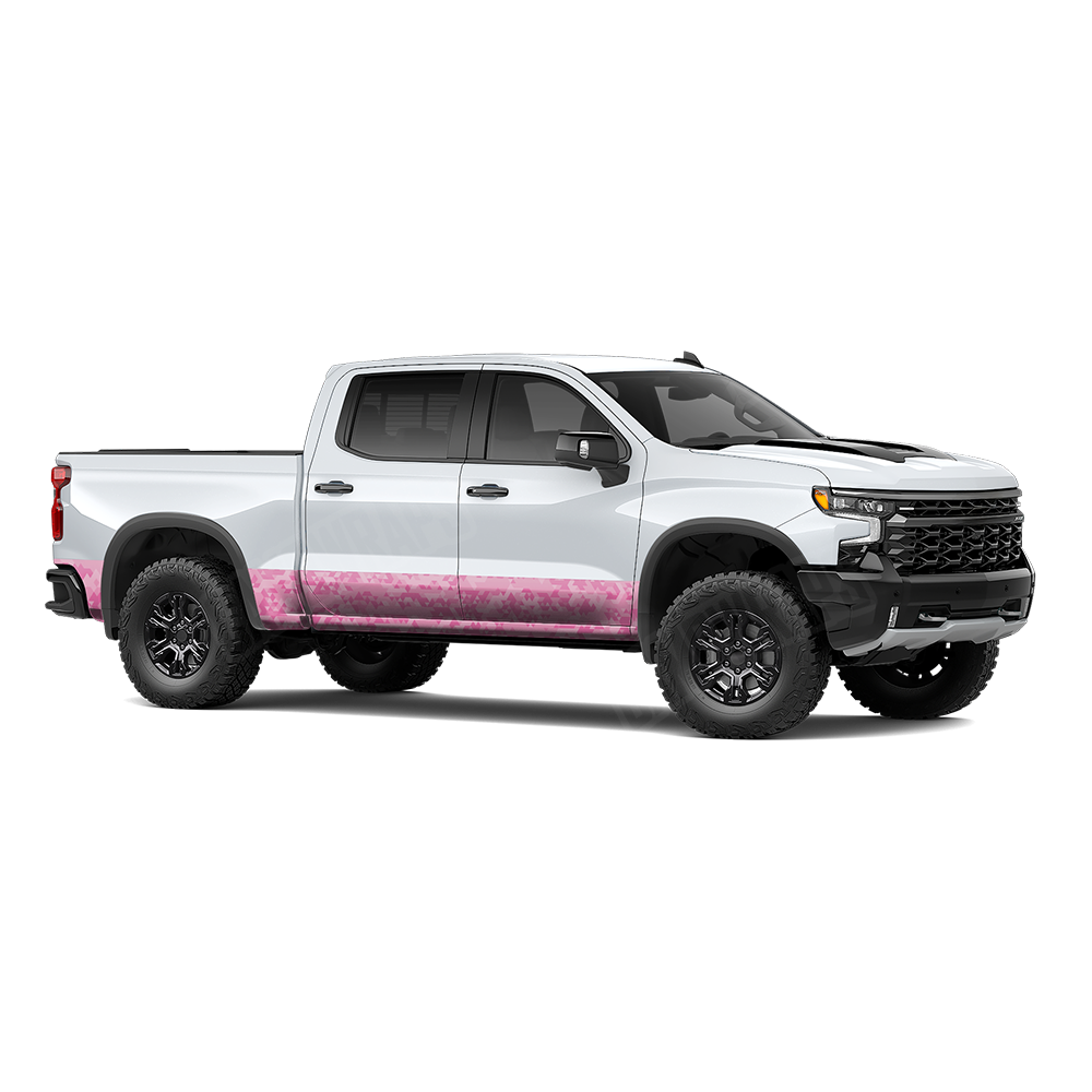 Triangle Elite Pink Rocker Panel Wraps