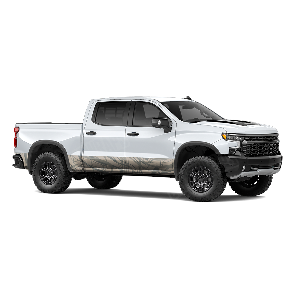 Liquid Smoke Army Rocker Panel Wraps