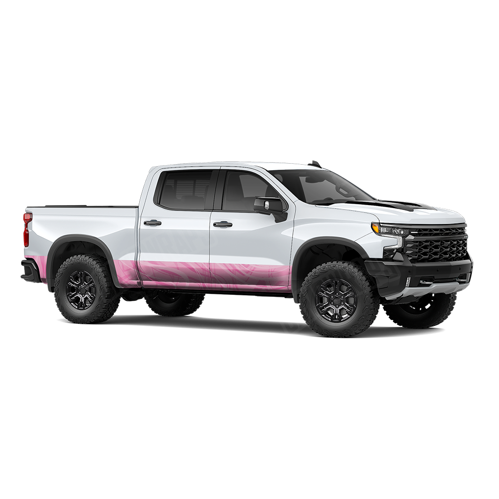 Liquid Smoke Elite Pink Rocker Panel Wraps
