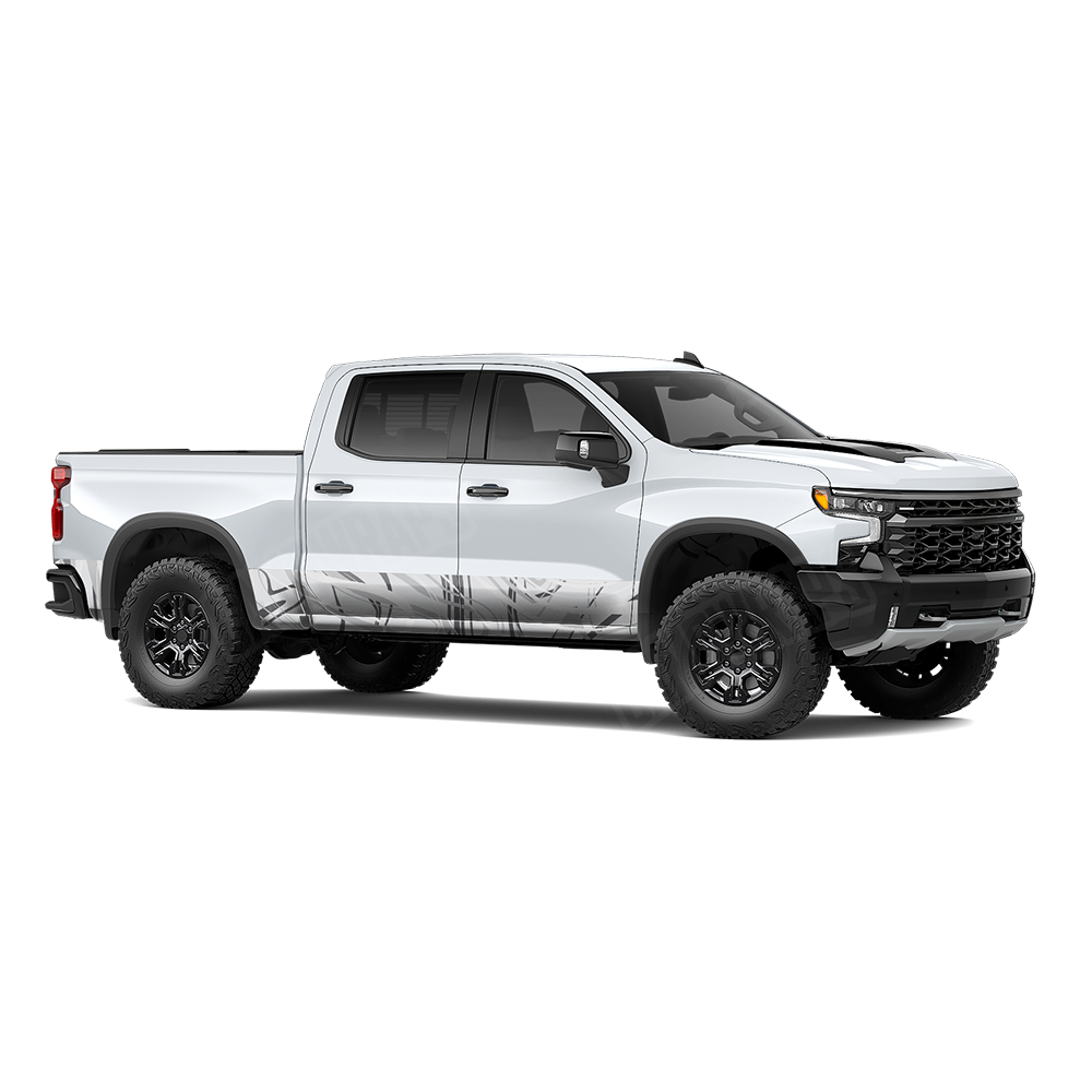 Liquid Smoke Snow Rocker Panel Wraps
