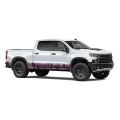 Nature Dry Grassland Pink Rocker Panel Wraps