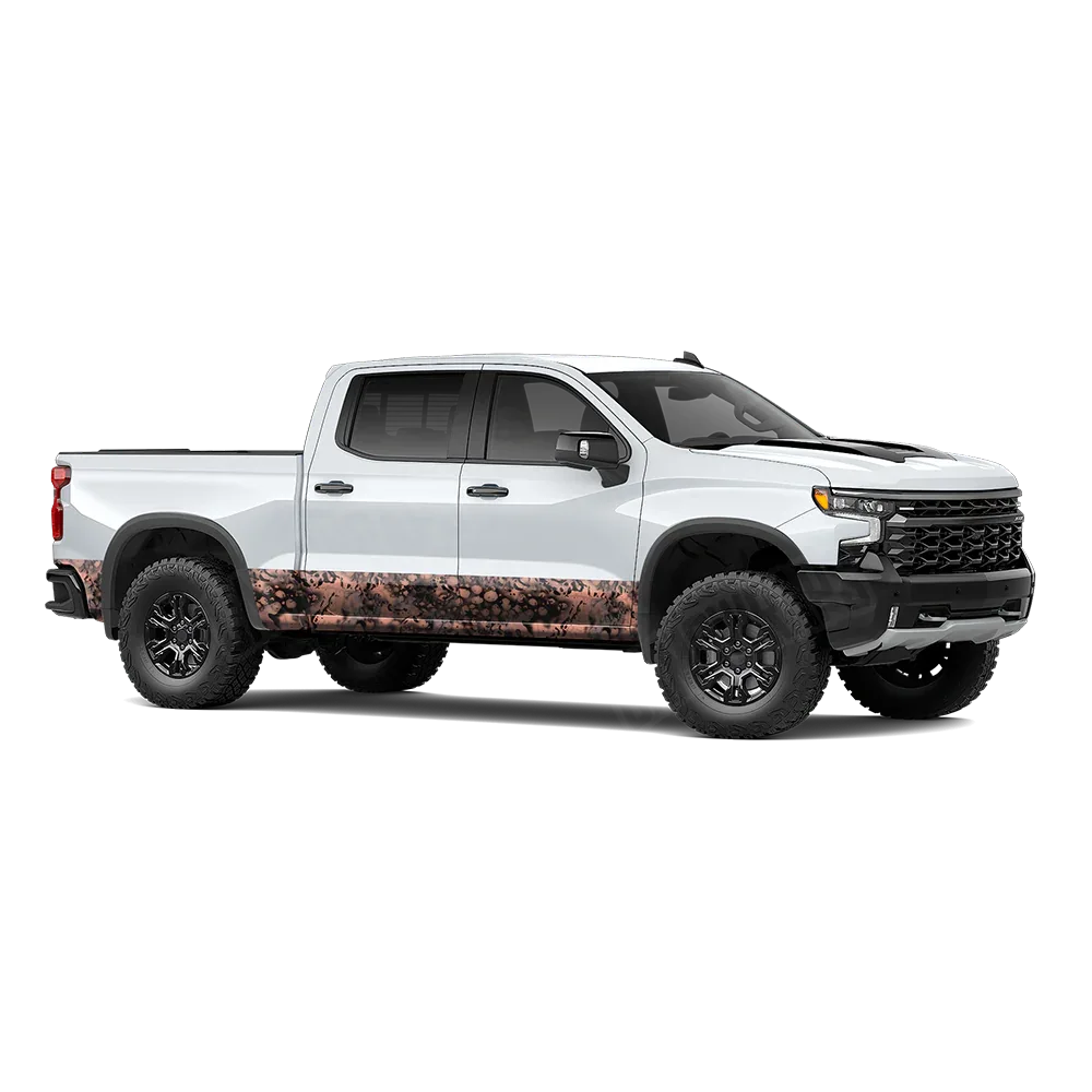 Pulse Coral Rocker Panel Wraps