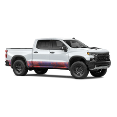 Realtree WAV3 Red Blue Rocker Panel Wraps
