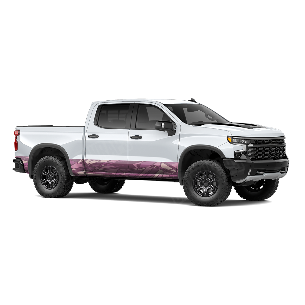 Sharp Floral Rocker Panel Wraps
