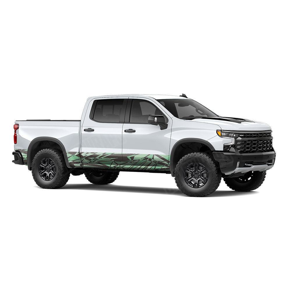 Sharp Mint Chocolate Chip Rocker Panel Wraps