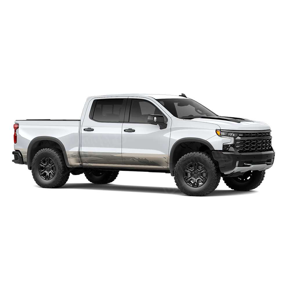 Shredded Army Rocker Panel Wraps