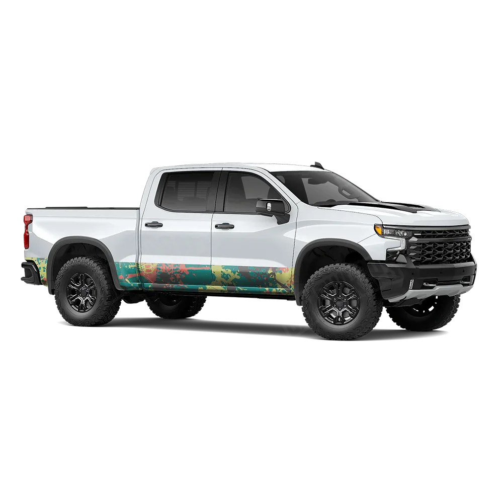 Tire Splatter Fiesta Rocker Panel Wraps