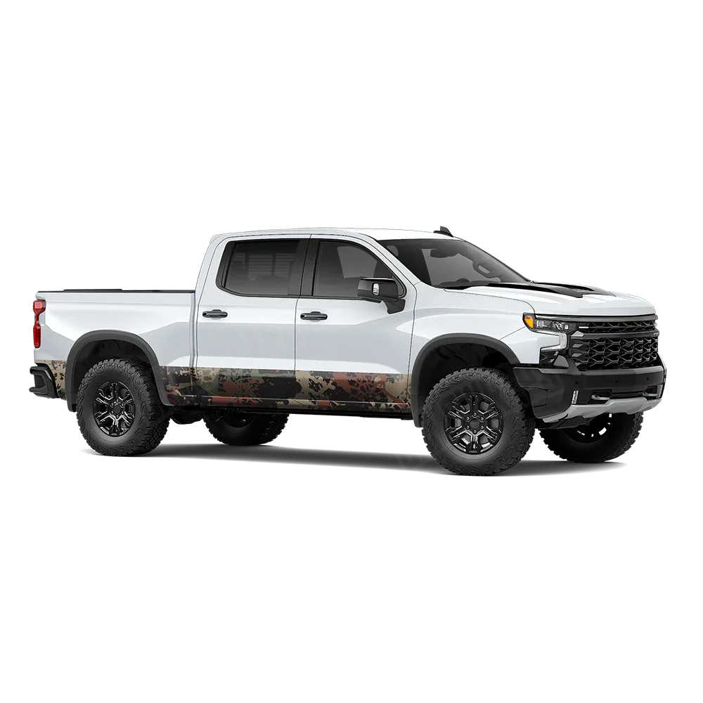 Tire Splatter Militant Copper Rocker Panel Wraps