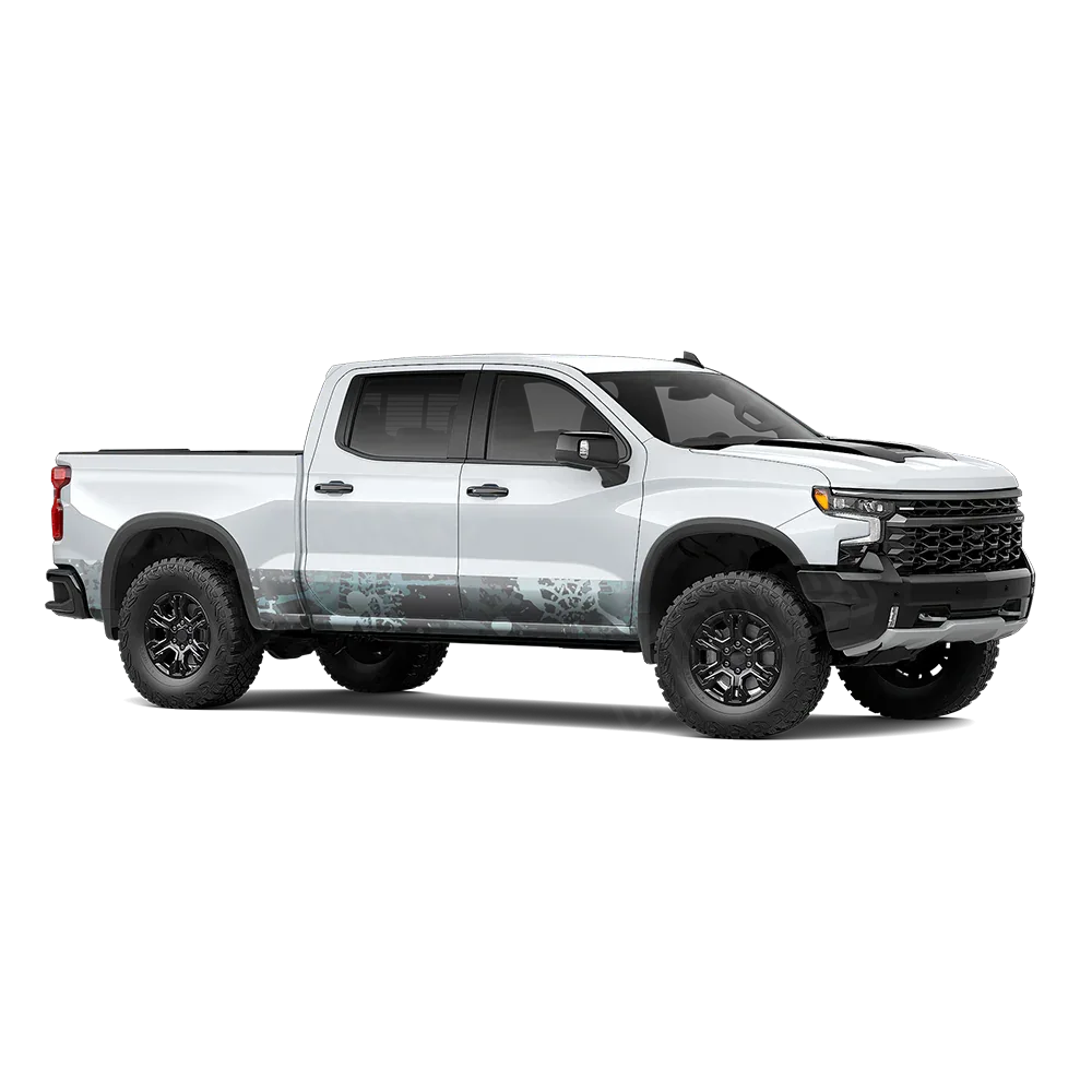 Tire Splatter Overcast Rocker Panel Wraps