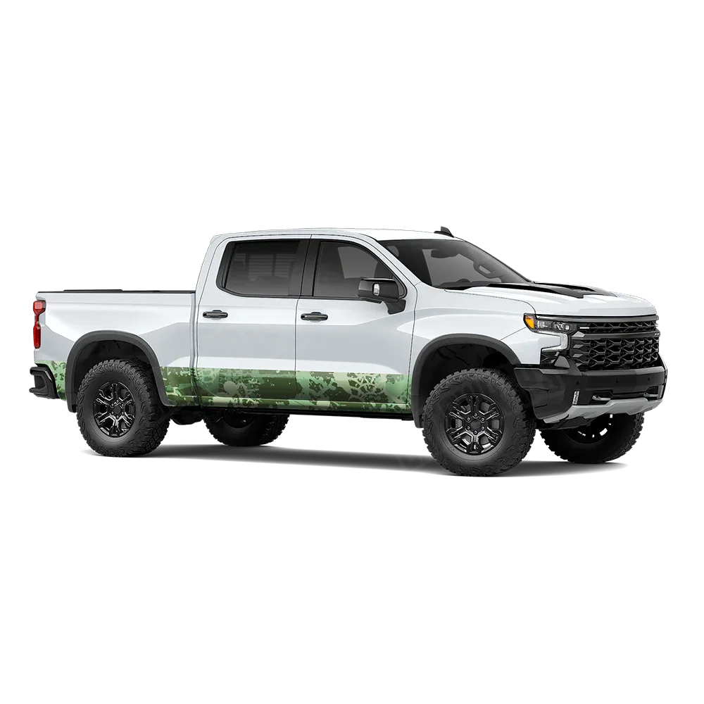 Tire Splatter Pistachio Rocker Panel Wraps