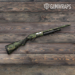 Classic Army Green Shotgun Gun Skin Vinyl Wraps