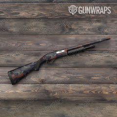 Classic Blue Copper Shotgun Gun Skin Vinyl Wraps