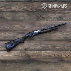 Classic Blue Midnight Shotgun Gun Skin Vinyl Wraps