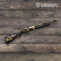 Classic Militant Yellow Shotgun Gun Skin Vinyl Wraps