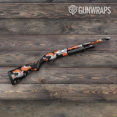 Classic Orange Tiger Shotgun Gun Skin Vinyl Wraps