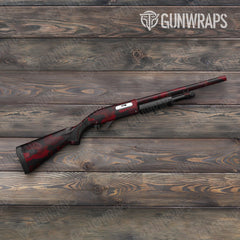 Classic Vampire Red Shotgun Gun Skin Vinyl Wraps