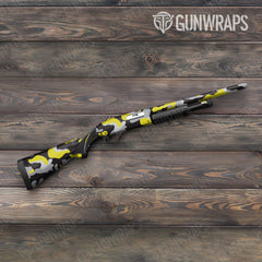 Classic Yellow Tiger Shotgun Gun Skin Vinyl Wraps