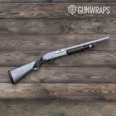Digital Cotton Candy Shotgun Gun Skin Vinyl Wraps