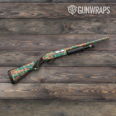 Digital Fiesta Shotgun Gun Skin Vinyl Wraps