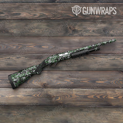 Digital Green Tiger Shotgun Gun Skin Vinyl Wraps