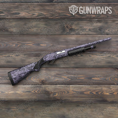 Digital Lilac Shotgun Gun Skin Vinyl Wraps