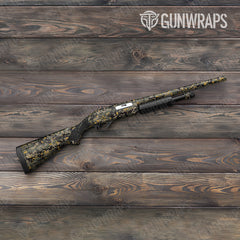 Digital Militant Yellow Shotgun Gun Skin Vinyl Wraps