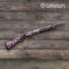 Digital Pink Tiger Shotgun Gun Skin Vinyl Wraps