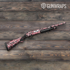 Digital Pink Shotgun Gun Skin Vinyl Wraps