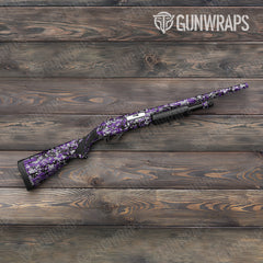 Digital Purple Tiger Shotgun Gun Skin Vinyl Wraps