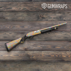 Digital Sherbert Shotgun Gun Skin Vinyl Wraps