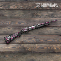 Digital Urban Magenta Shotgun Gun Skin Vinyl Wraps