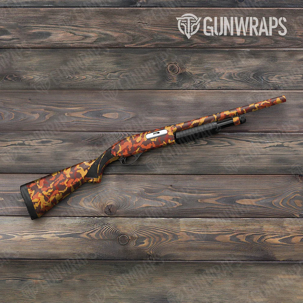 Erratic Autumn Shotgun Gun Skin Vinyl Wraps