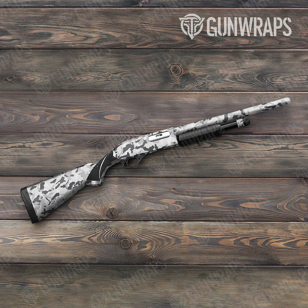 Erratic Snow Shotgun Gun Skin Vinyl Wraps