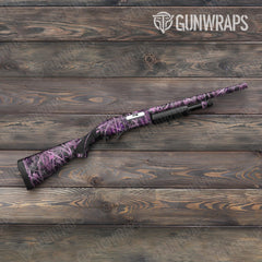 Nature Dry Grassland Pink Shotgun Gun Skin Vinyl Wraps