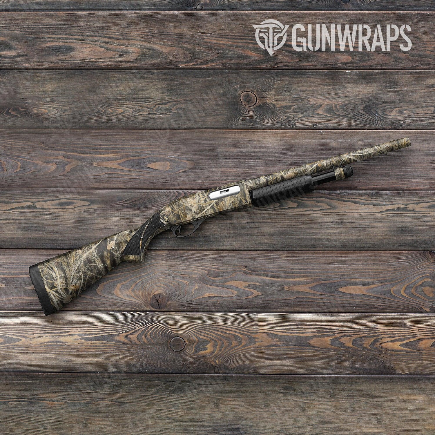 Nature Dry Grassland Shotgun Gun Skin Vinyl Wraps