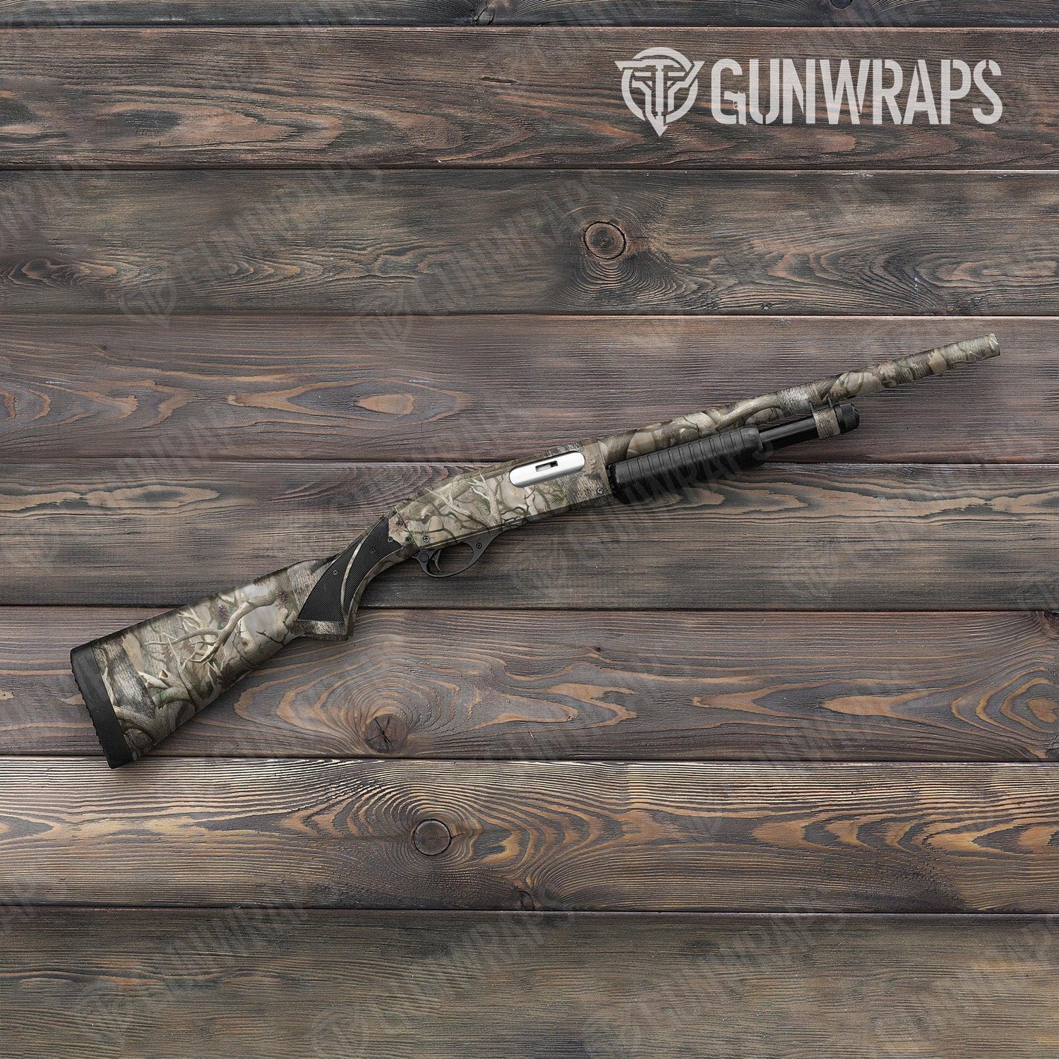 Nature Lifeless Woods Shotgun Gun Skin Vinyl Wraps